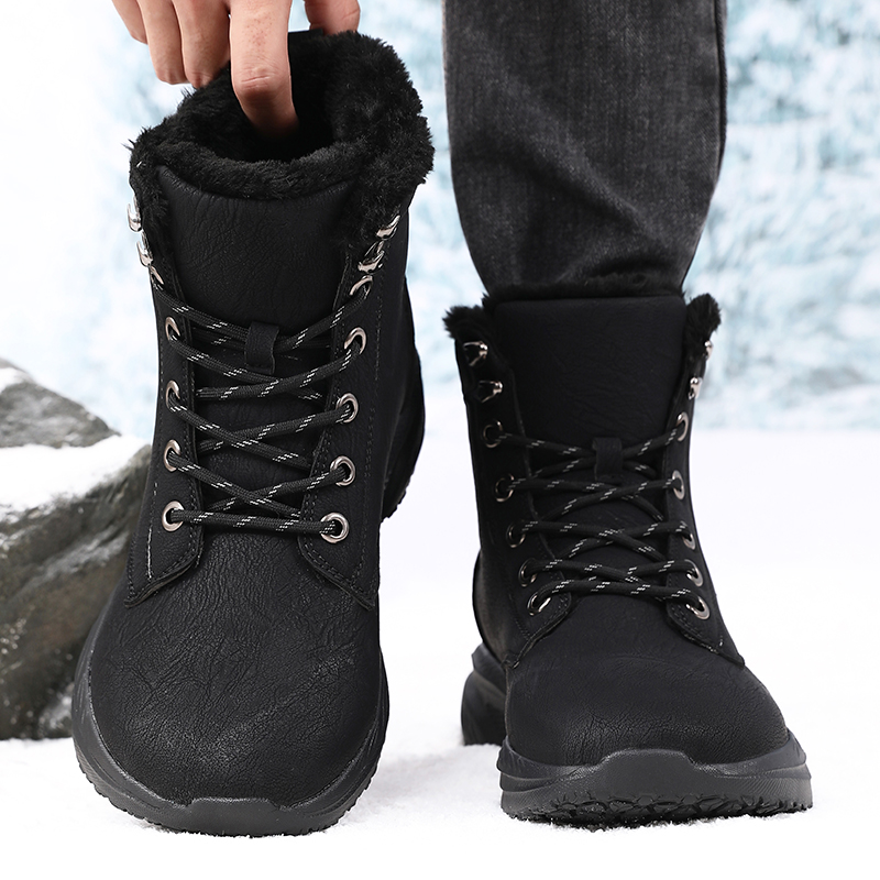 Hiking Boot Waterproof - Men Winter Snow Boots for Waterproof
