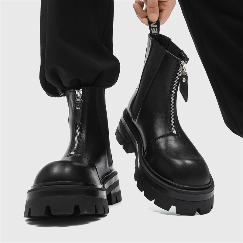 Men'S Shoes Business Casual - Shoes for Men Fashion Platform Boot