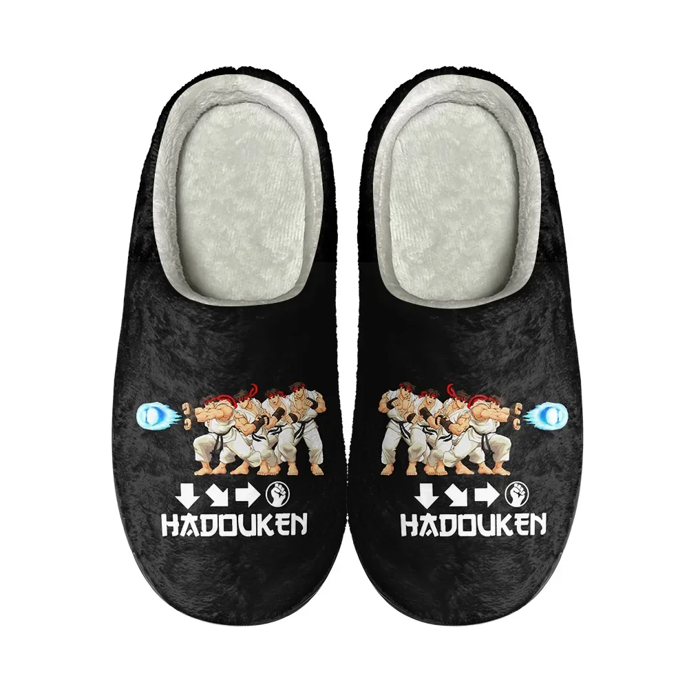 Men Shoes Winter - Street Fighters Graphic Home Cotton Custom