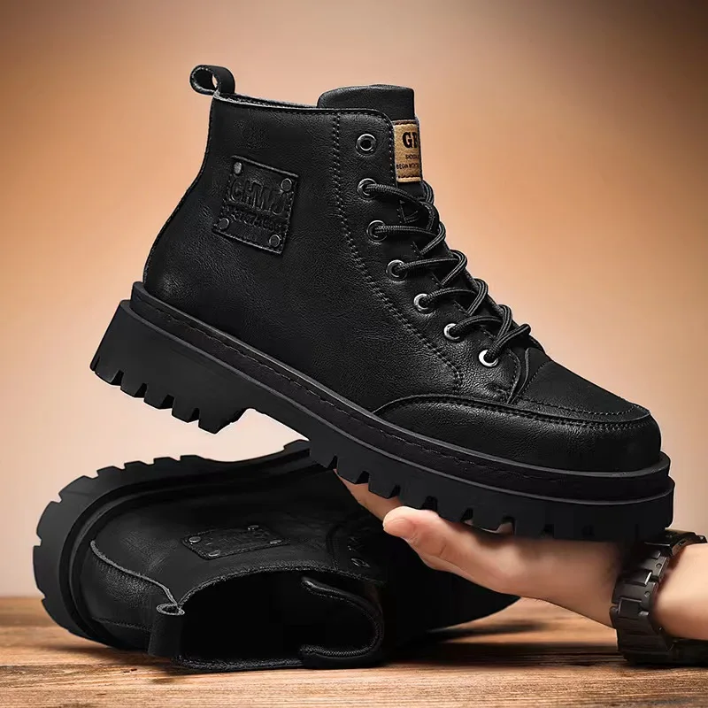 Hiking Boot Waterproof - High Quality Men's Boots Platform Hiking