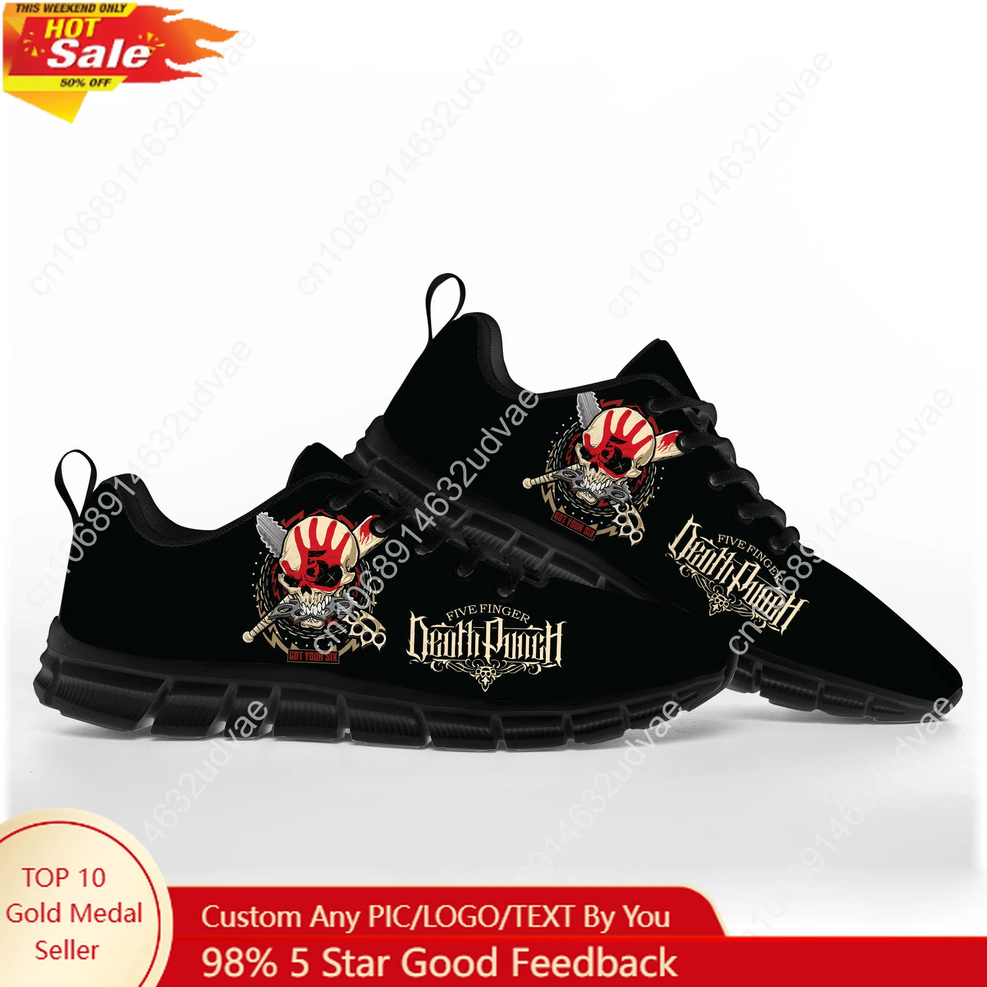 Men Shoes Casual - Five Finger Death Punch Sports Shoes