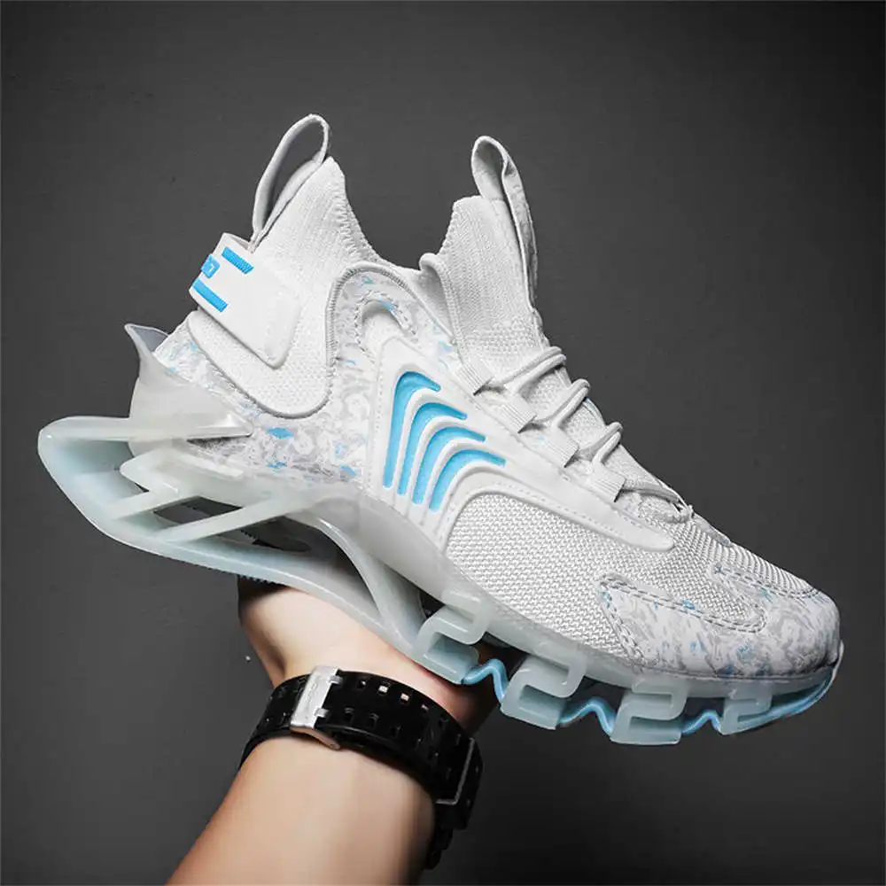 Men Shoes Running Sale - Blue Slipon Long Pink Boots Light