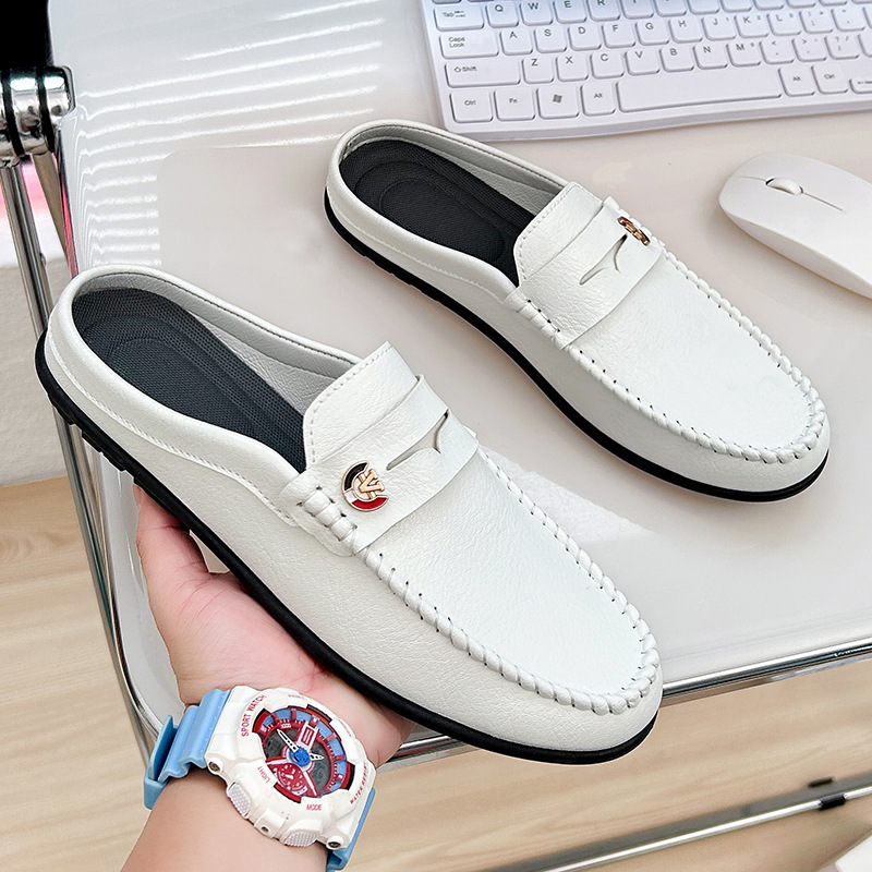 Men'S Shoes Loafers Casual - Men Slippers Fashion Leather Loafers Moccasins