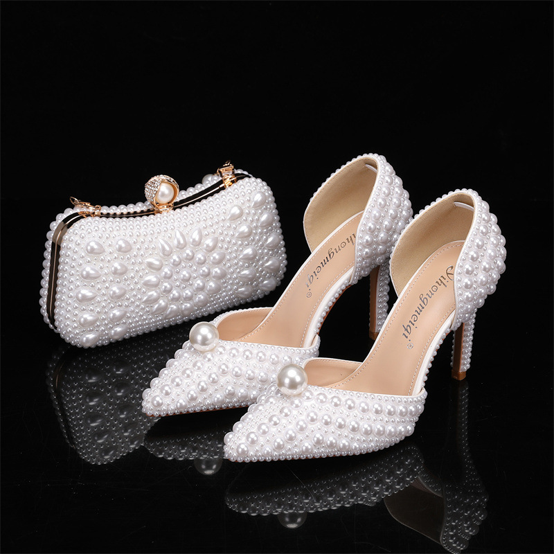Men Shoes For Wedding - Bag and Shoe Set for Women
