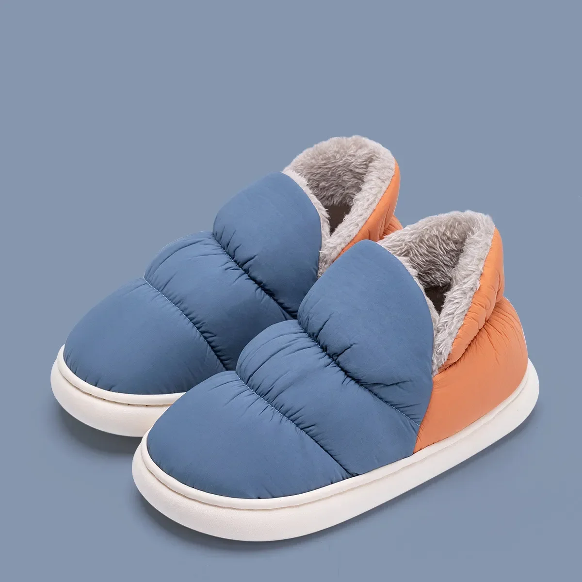 Men Shoes Winter - Women Men Slippers Winter Down Cloth