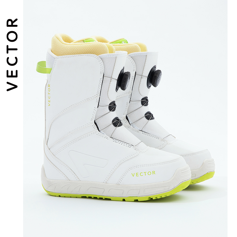 Men Shoes Vector - Professional Women's Man Ski Shoes Warm