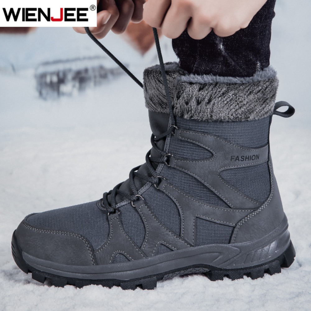 Hiking Boot Waterproof - Brand Men's Winter Shoes Waterproof Men's