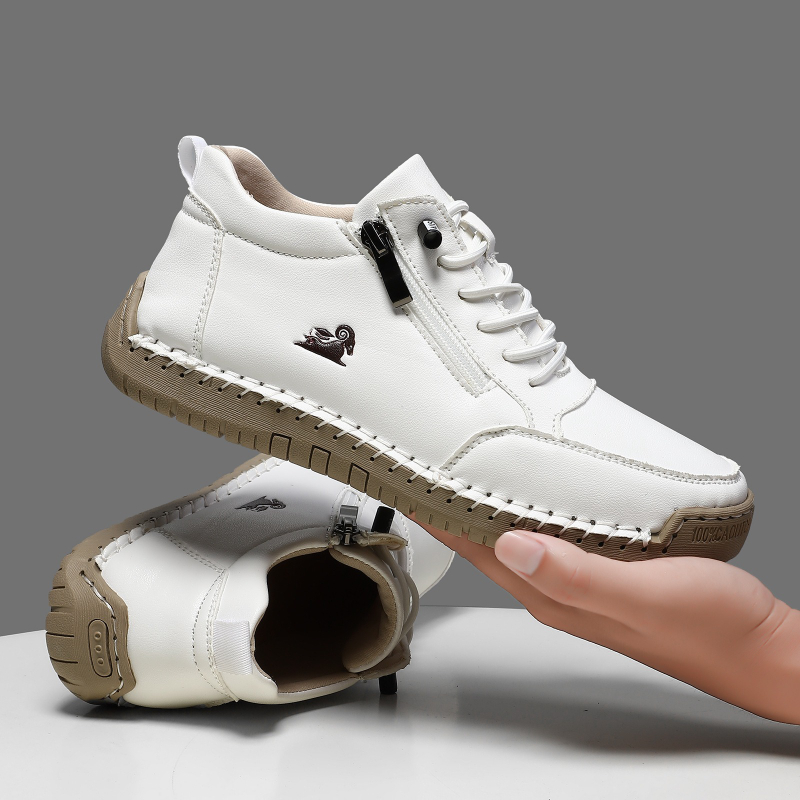 Men Shoes Sneakers - Women's Sneakers Handmade Leather Casual Shoes
