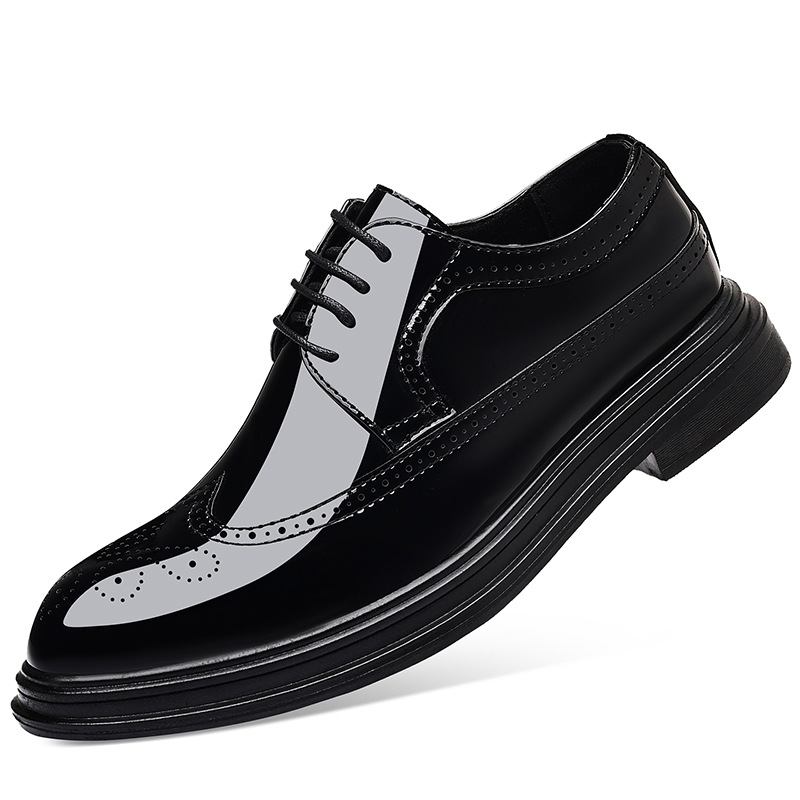 Men's Patent Leather Brogue Dr - Men Shoes For Wedding review and price