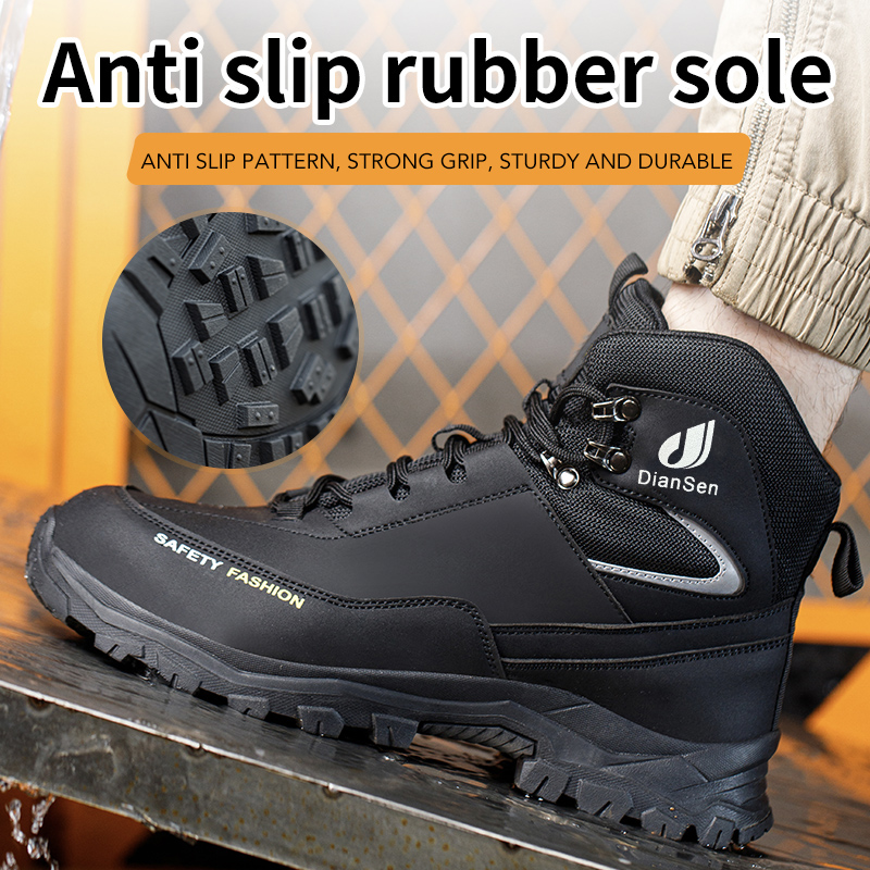 Mens Work Shoes Steel Toe Boot - Hiking Boot Waterproof review and price