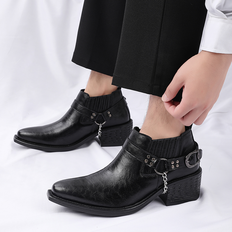 New Brown /Black Cow Leather B - Men Shoes For Wedding review and price