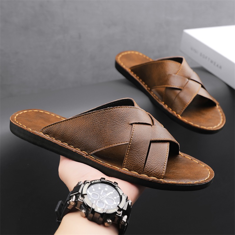 Genuine Leather Men Casual San - Men'S Shoes Business Casual review and price