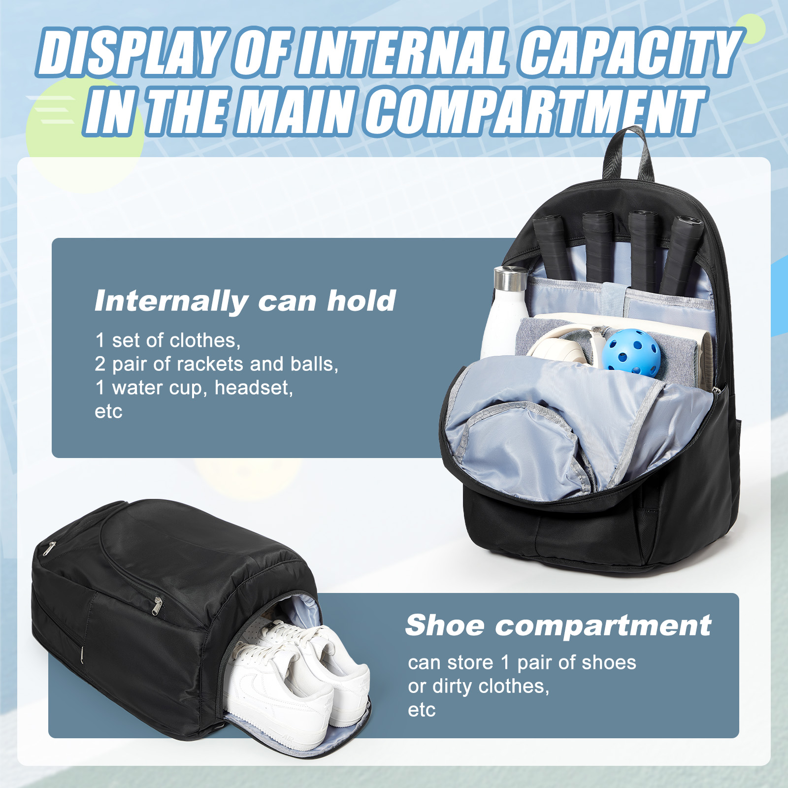 Tennis Bag Tennis Backpack 2 R - Men Shoes Casual review and price