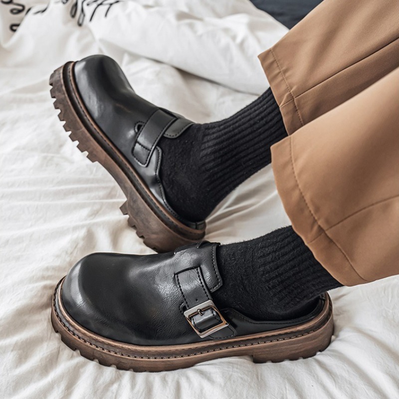 Men's Bag Head Platform Slippe - Men'S Shoes Business Casual review and price