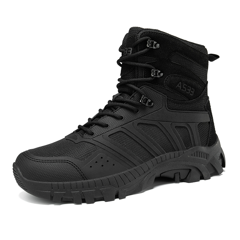 Men Tactical Boots Lace Up Des - Hiking Boot Waterproof review and price