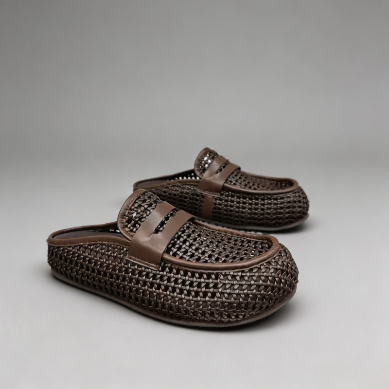 Luxury Texture Men   Mules 202 - Loafer Slip On Men review and price
