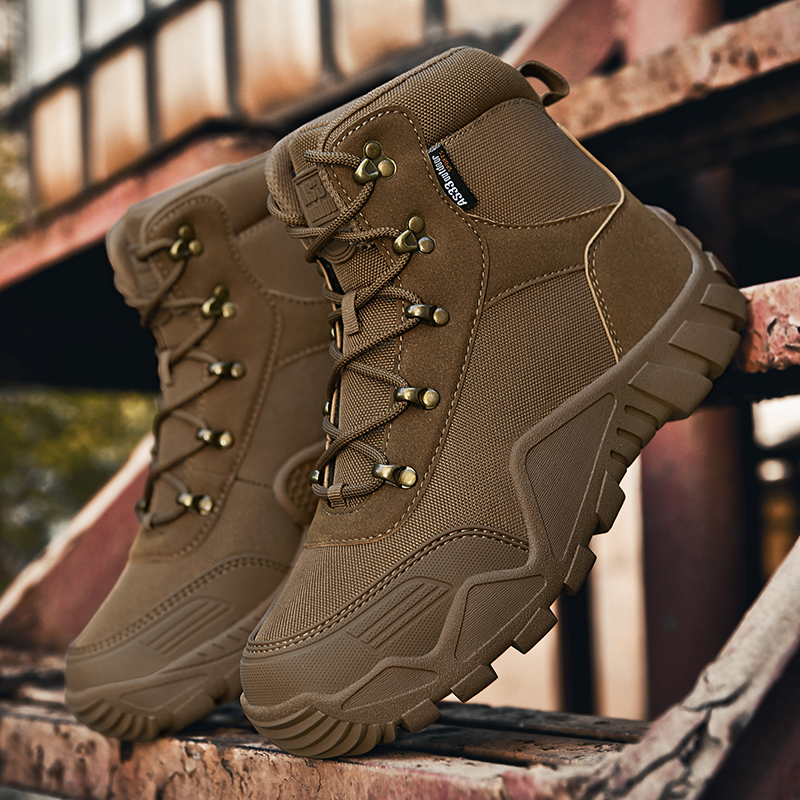 Men Tactical Shoes Outdoor Cli - Hiking Boot Waterproof review and price
