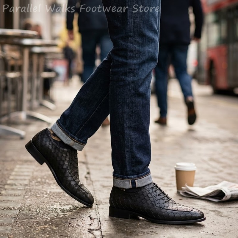 Sartorial Men Oxfords Fish Sca - Men Shoes For Wedding review and price