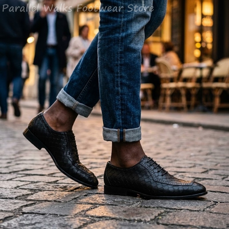 Sartorial Men Oxfords Fish Sca - Men Shoes For Wedding review and price