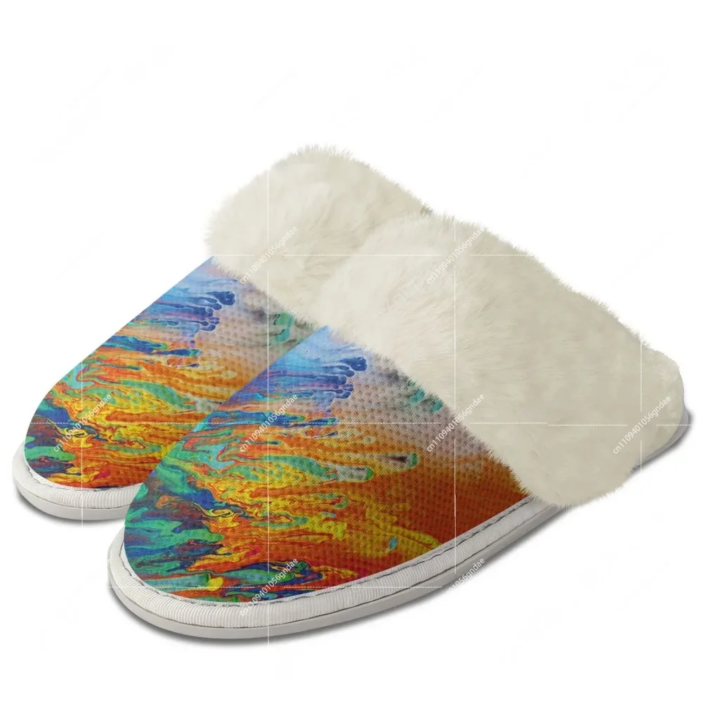 Custom Abstract Multicolor Plu - Men Shoes Winter review and price