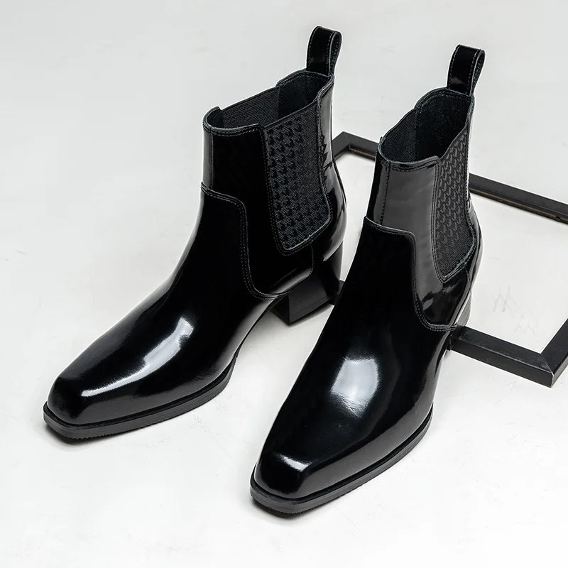 Luxury Patent Leather Mens Ank - Men Shoes For Wedding review and price