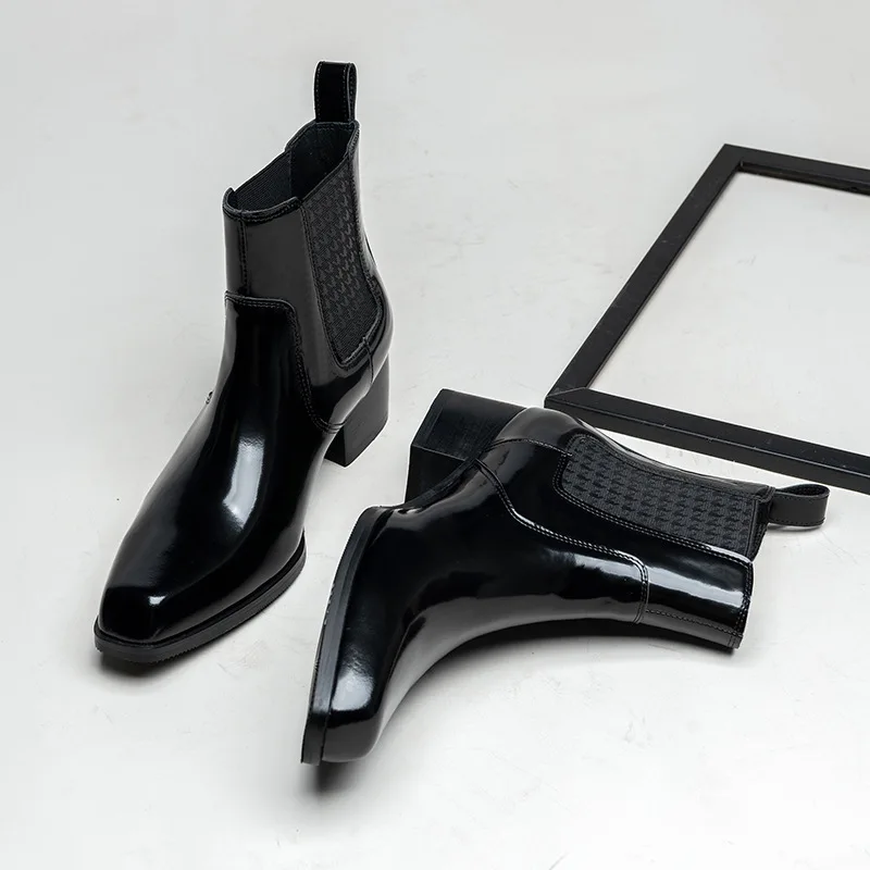 Luxury Patent Leather Mens Ank - Men Shoes For Wedding review and price